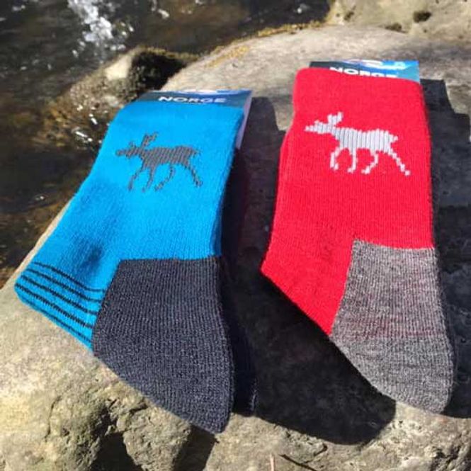 Main Image Hiking socks, moose red