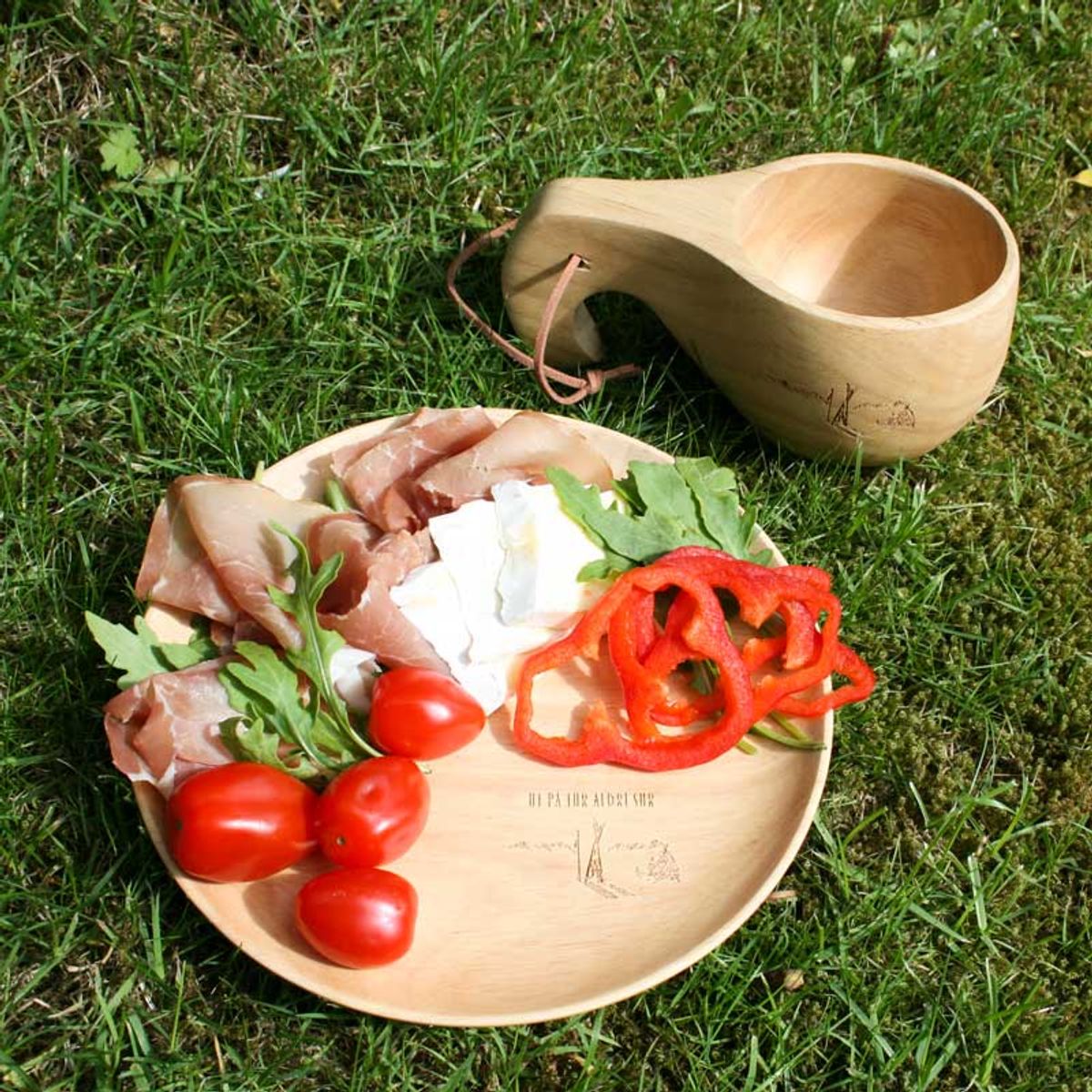 Wooden plate, 