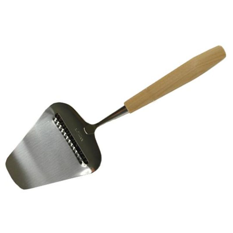 Cheese slicer with grooves