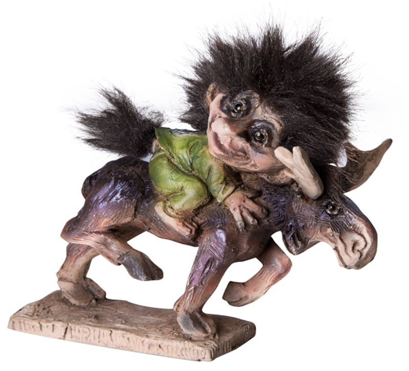 Troll moose jockey (Troll # 045)