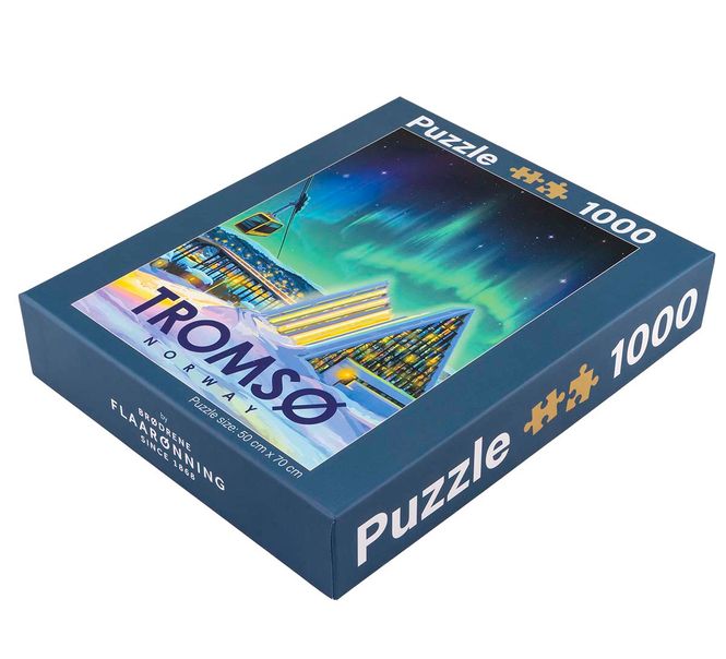 Main Image Puzzle, Tromsø, retro, 1000 pieces