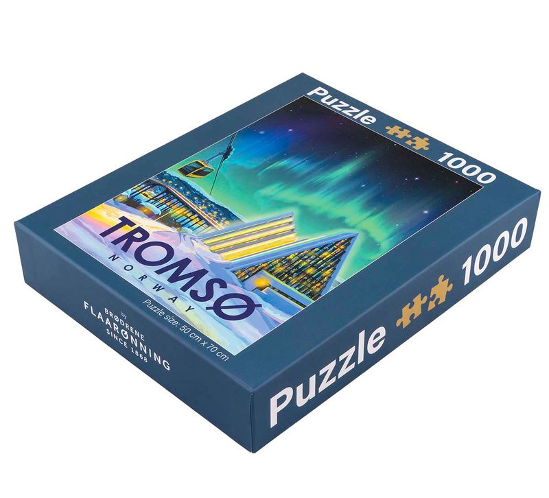 Puzzle, Tromsø, retro, 1000 pieces