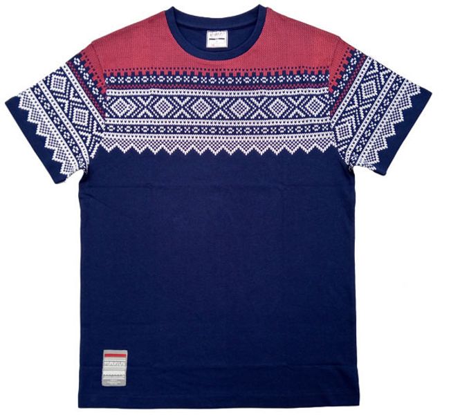 Main Image T-shirt, MARIUS® pattern, blue