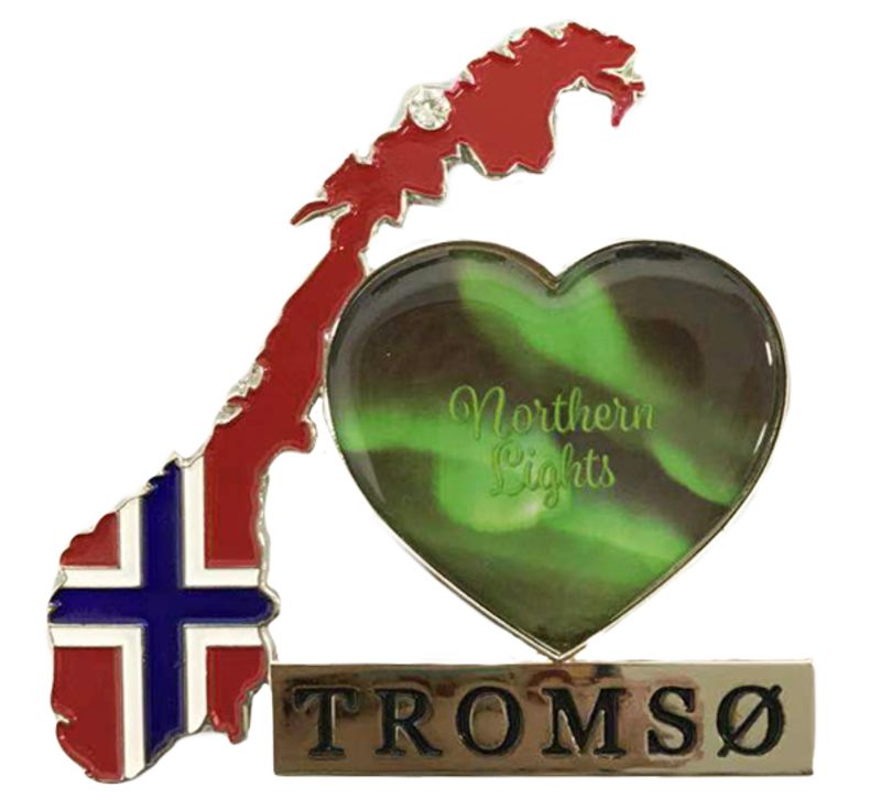 Northern lights magnet, 'Tromsø'