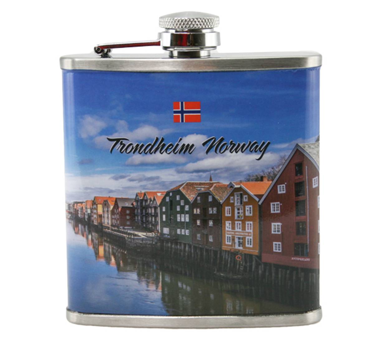 Hip flask, Trondheim, 6oz