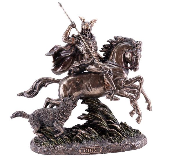 Main Image Norse God, Odin riding on Sleipnir