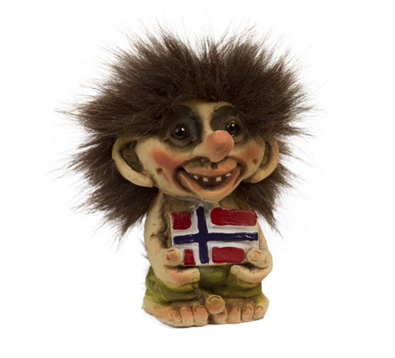 Troll with flag on belly(Troll # 093)