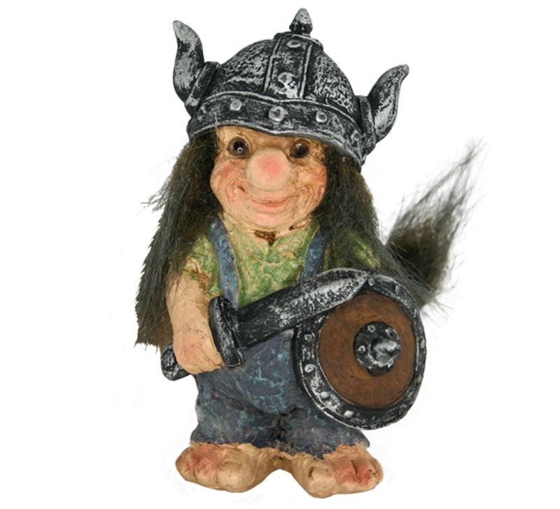 Viking troll with green sweater