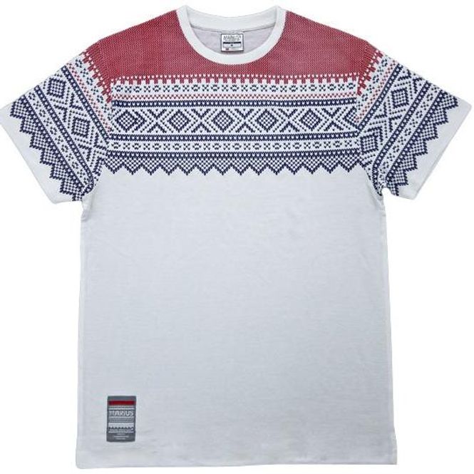 Main Image T-shirt, MARIUS® pattern, white