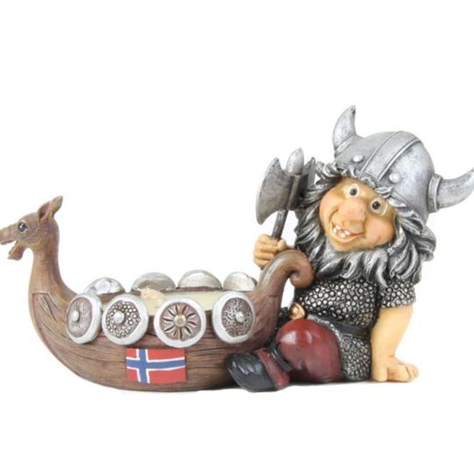 Main Image Viking telight holder, Norwegian flag