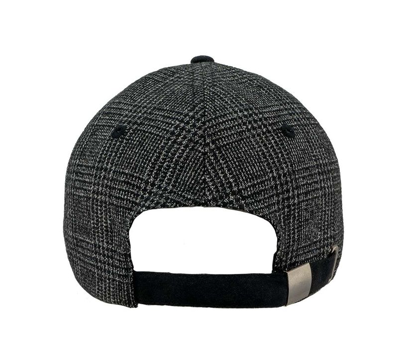 Cap Tweed black/grey