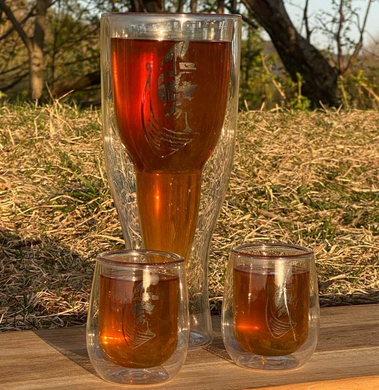 Double wall glass, viking
