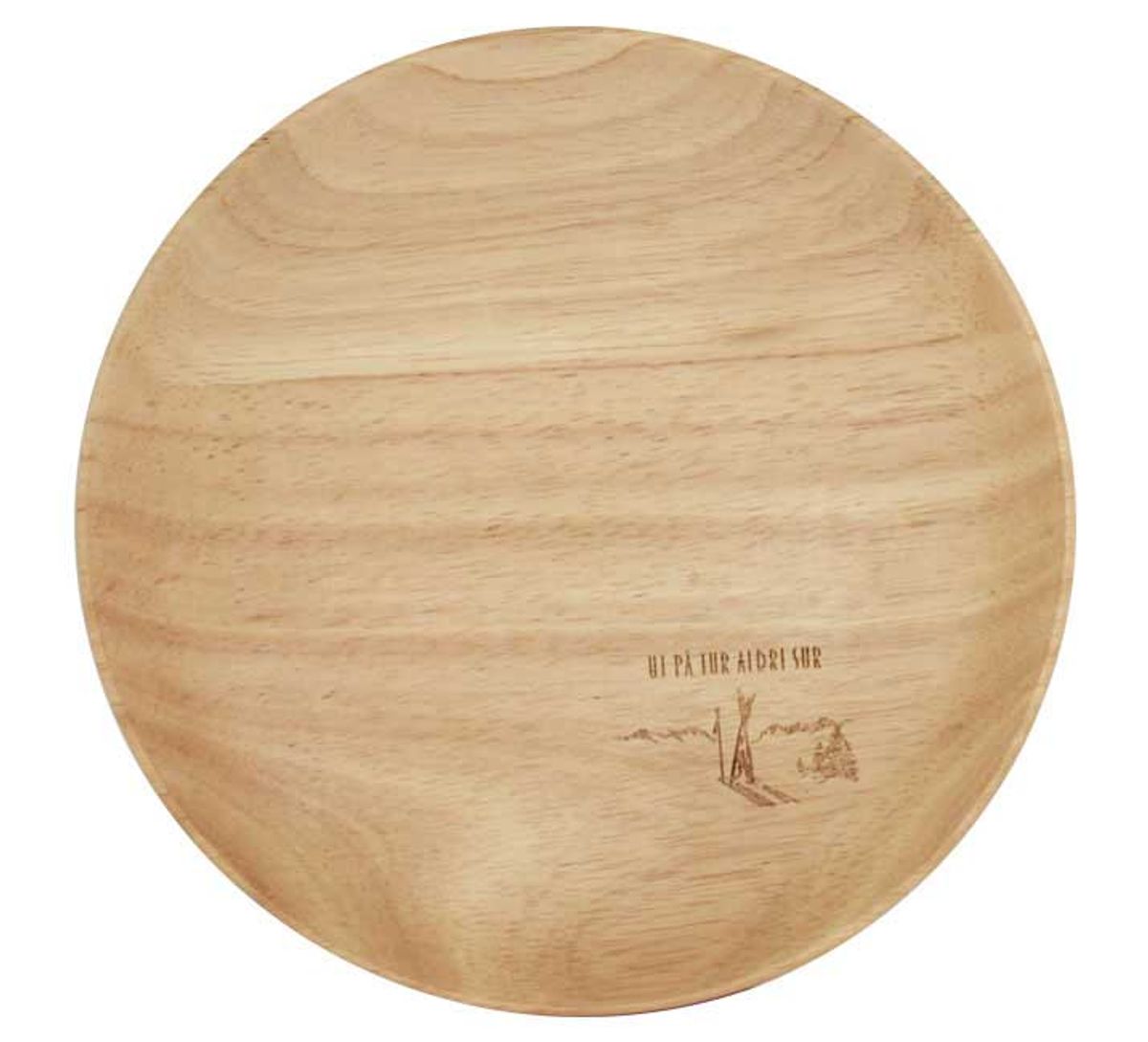 Wooden plate, 