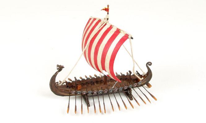 Main Image Viking ship with dragon head,small