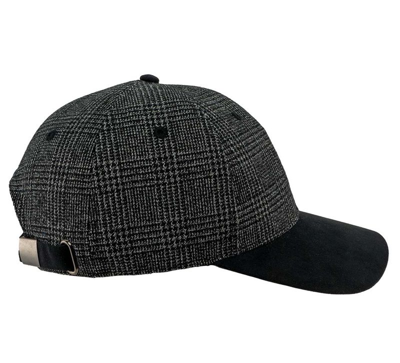 Cap Tweed black/grey