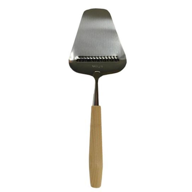 Cheese slicer with grooves