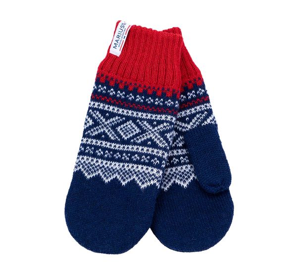 Main Image Woollen mittens, MARIUS® pattern, blue