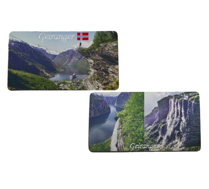 Main Image Magnet Geiranger, 2 sided, metallic surface