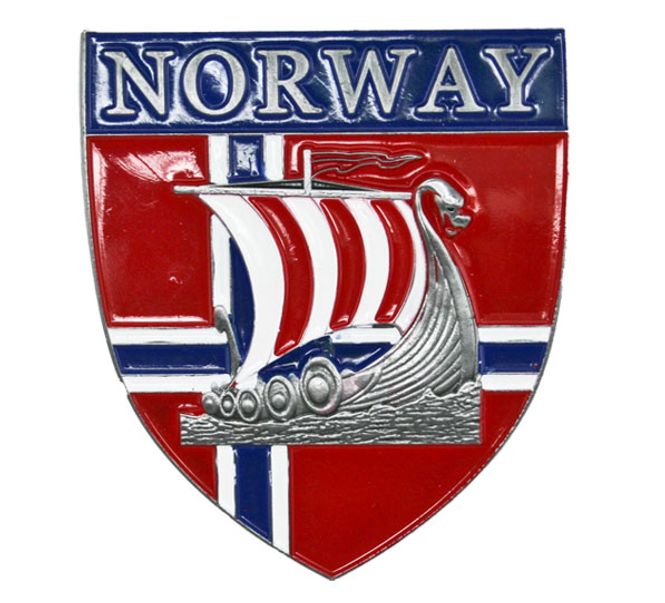 Main Image Magnet, shield with viking ship
