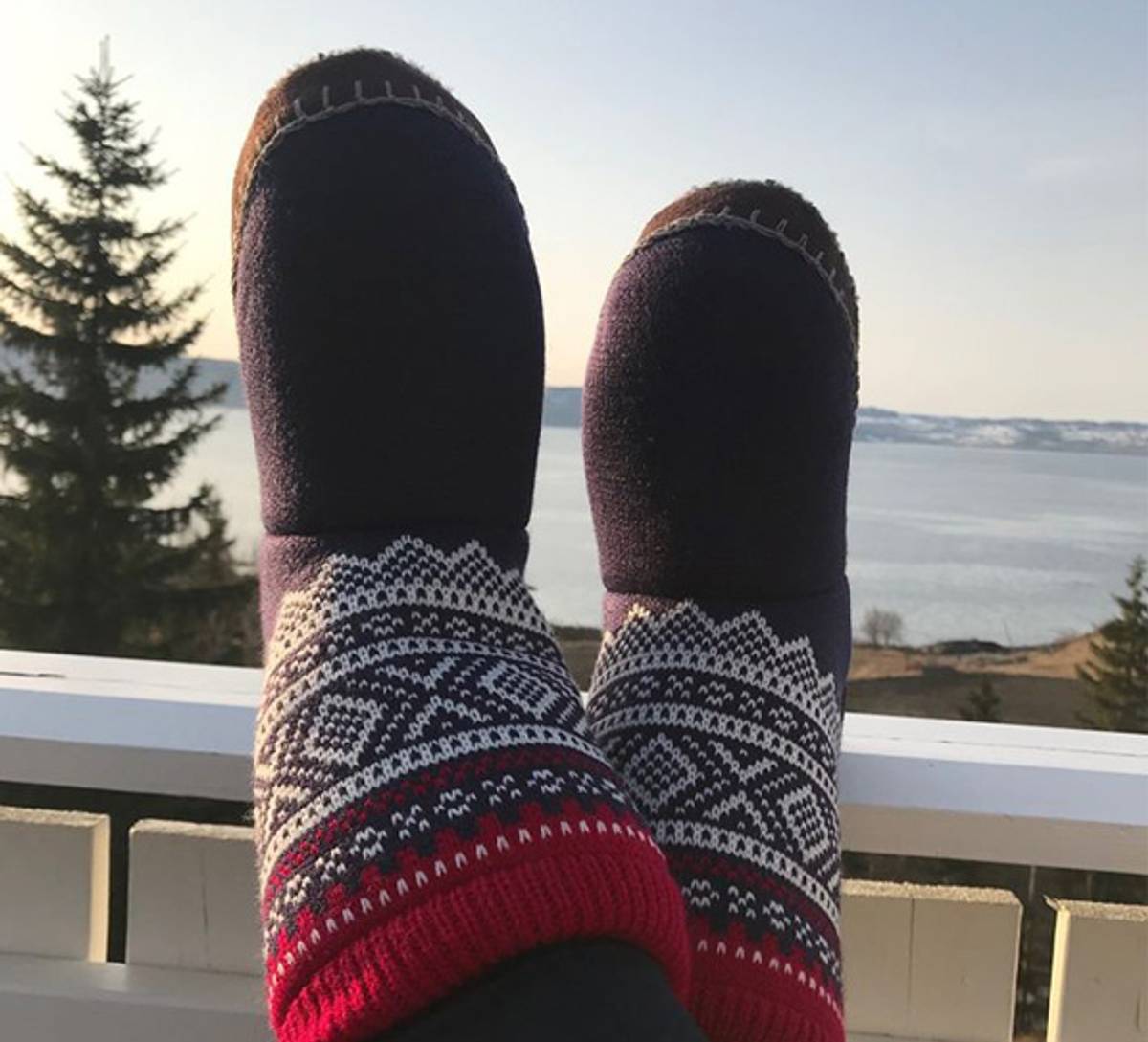 Slippers, MARIUS® pattern, blue