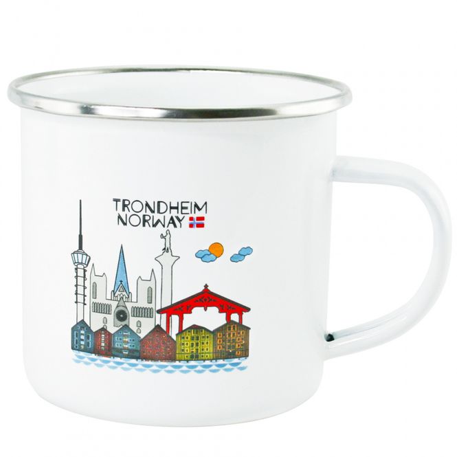 Main Image Enamel mug, Trondheim
