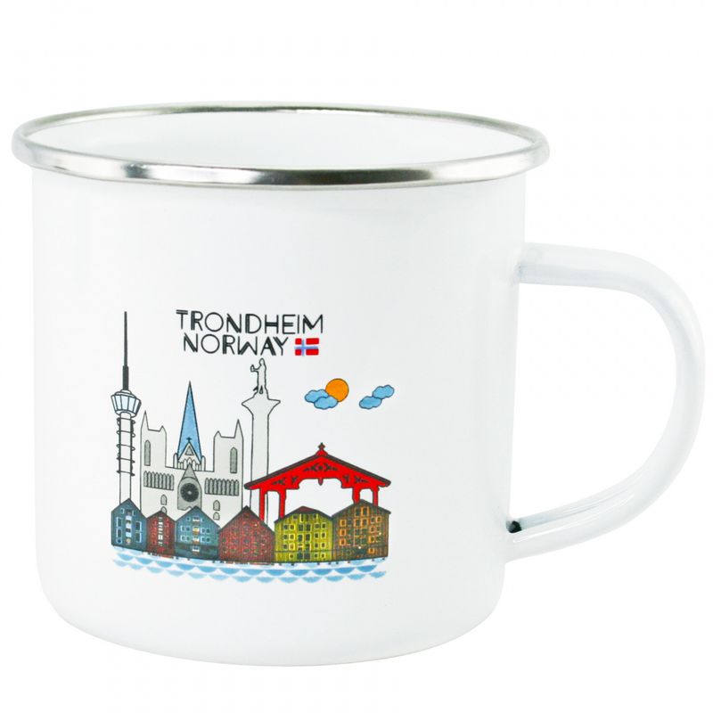 Enamel mug, Trondheim