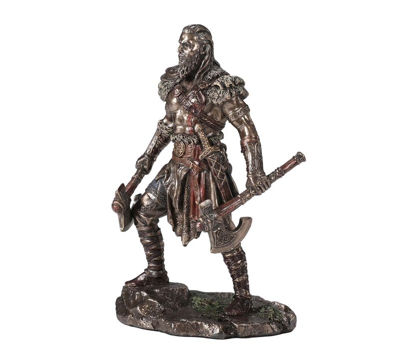 Viking man with axes