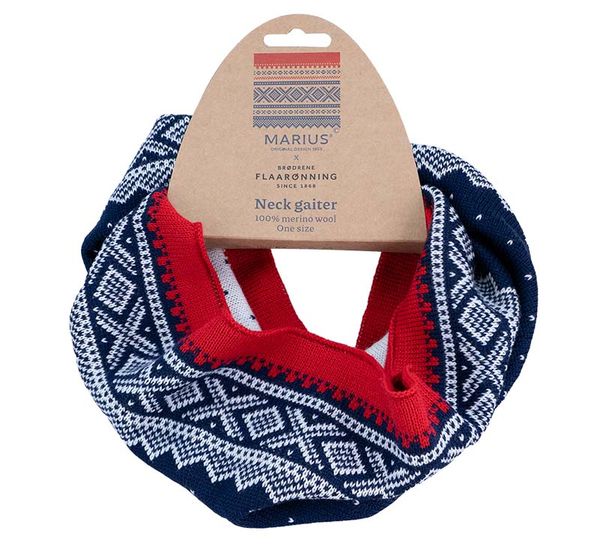 Main Image Neack gaiter with MARIUS® pattern, blue, ...