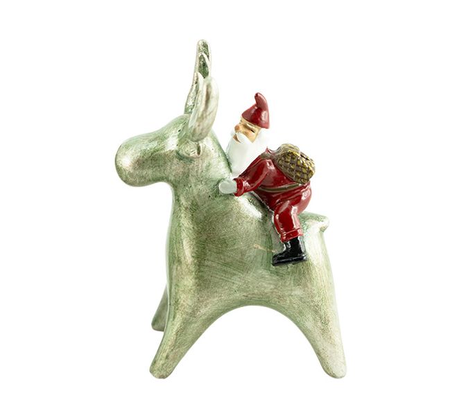 Main Image Santa on moose, Harvesttime