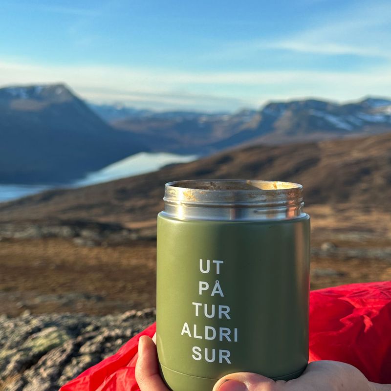 Vacuum food container, Green, Ut på Tur Aldri Sur