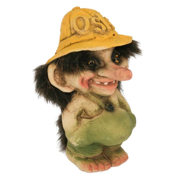 Main Image Troll, small boy with hat, Oslo (Troll # 215)
