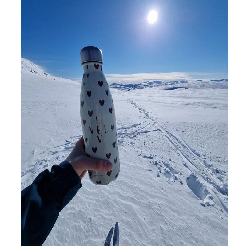Vacuum flask, sand, 