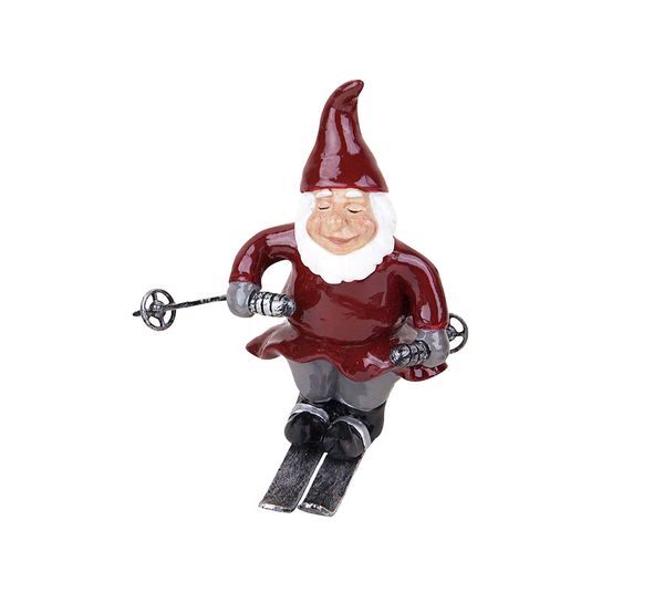 Main Image Santas skiing downhill, 8 pcs, Harvesttime