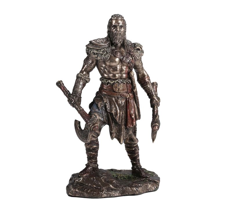 Viking man with axes
