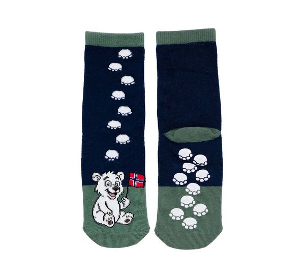 Main Image Children's socks with polar bear, blue