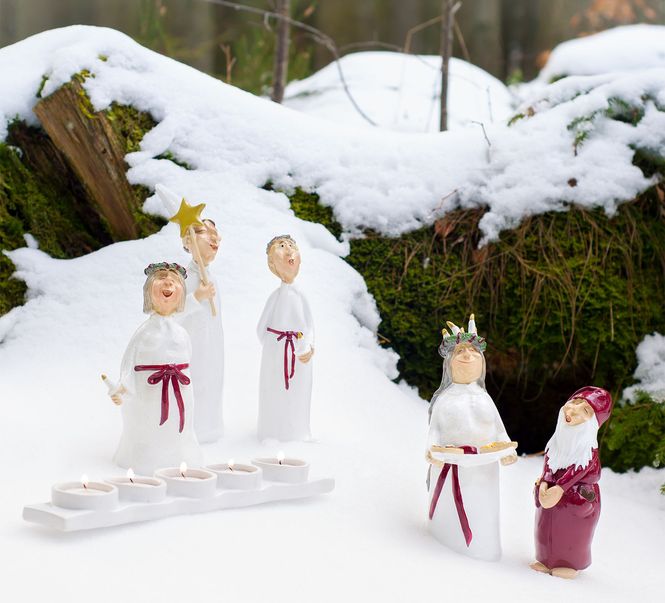 Main Image Lucia set with tealight holder, Harvesttime