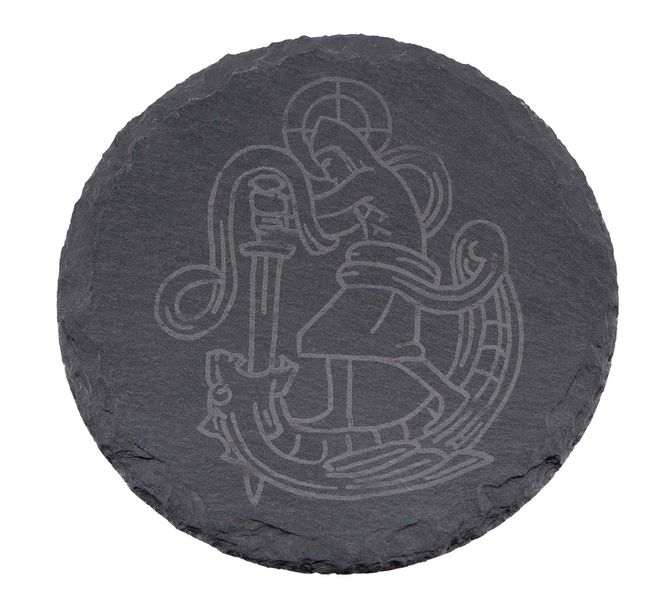 Main Image Slate coasters, Olav the Saint and Harald ...