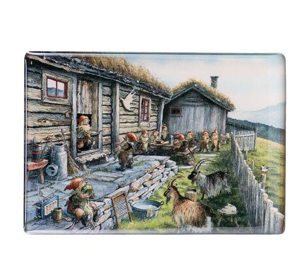 Main Image Magnet, Santas on the mountain farm, Midthun