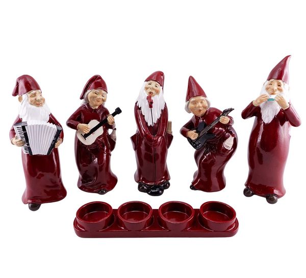 Main Image Santa band with candle holder, Harvesttime